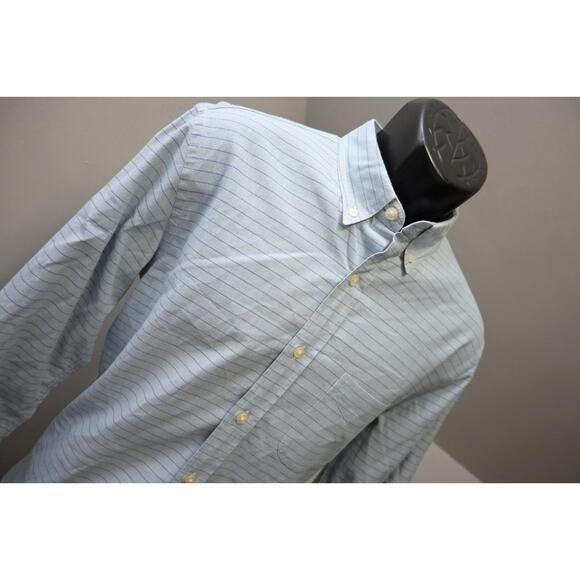 J Crew Button Up Dress Shirt Long Sleeve Slim Fit Striped Casual Mens Sz Medium - Picture 4 of 6